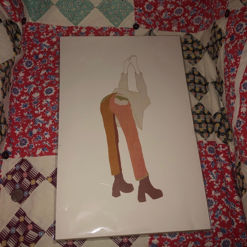 Denim art print